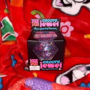 NeeDoh groovy jewel purple squish toy NEW RARE QUICK SHIP